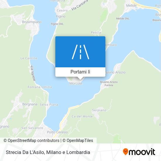 Mappa Strecia Da L'Asilo