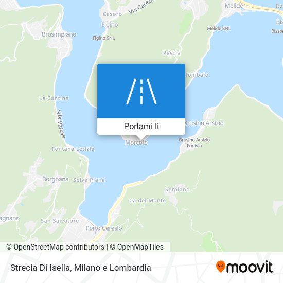 Mappa Strecia Di Isella