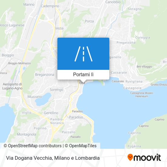 Mappa Via Dogana Vecchia