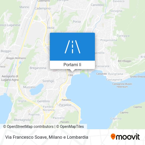 Mappa Via Francesco Soave