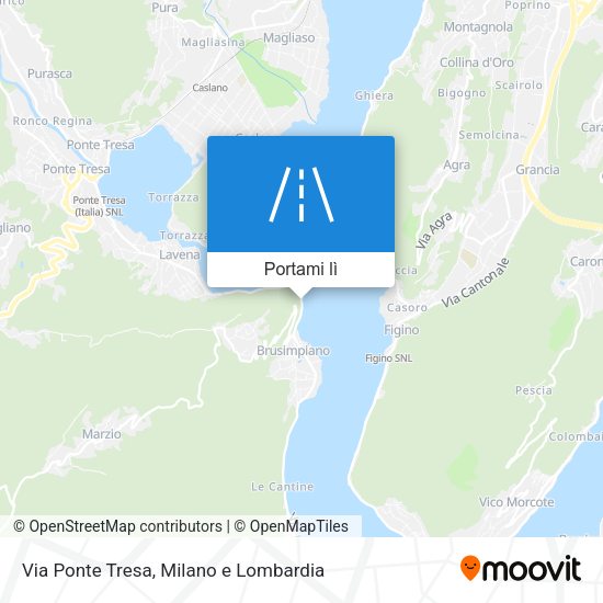Mappa Via Ponte Tresa