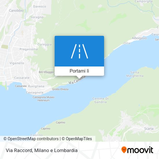Mappa Via Raccord