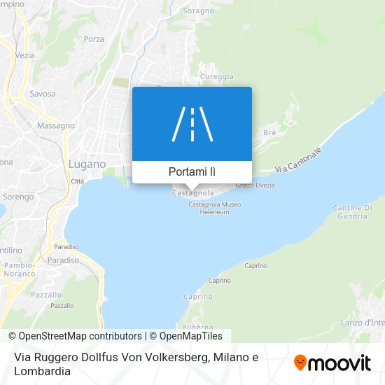 Mappa Via Ruggero Dollfus Von Volkersberg
