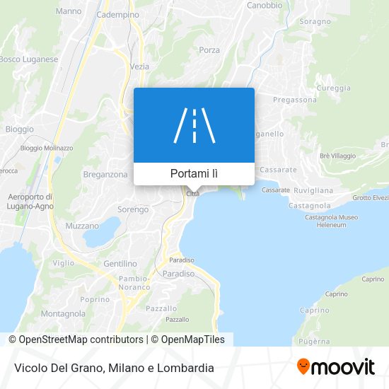 Mappa Vicolo Del Grano