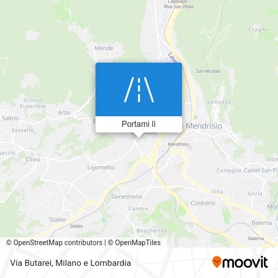 Mappa Via Butarei