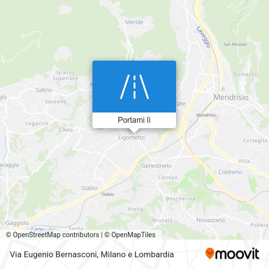 Mappa Via Eugenio Bernasconi