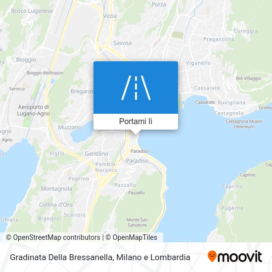 Mappa Gradinata Della Bressanella