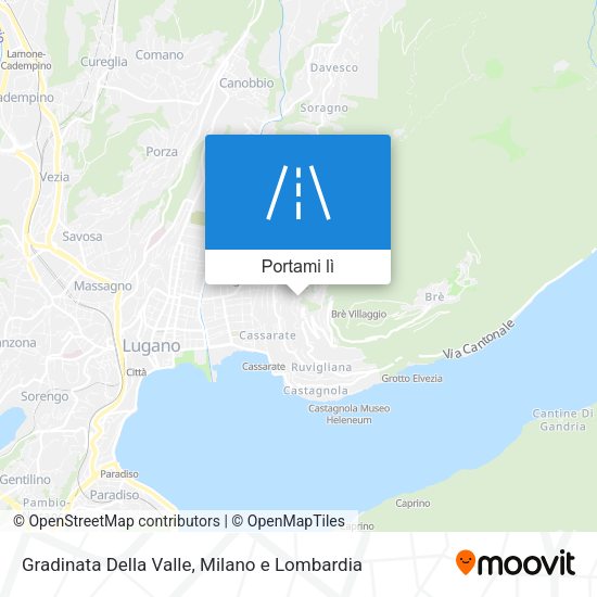 Mappa Gradinata Della Valle