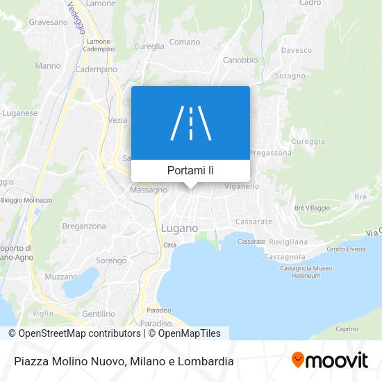 Mappa Piazza Molino Nuovo