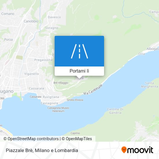 Mappa Piazzale Brè
