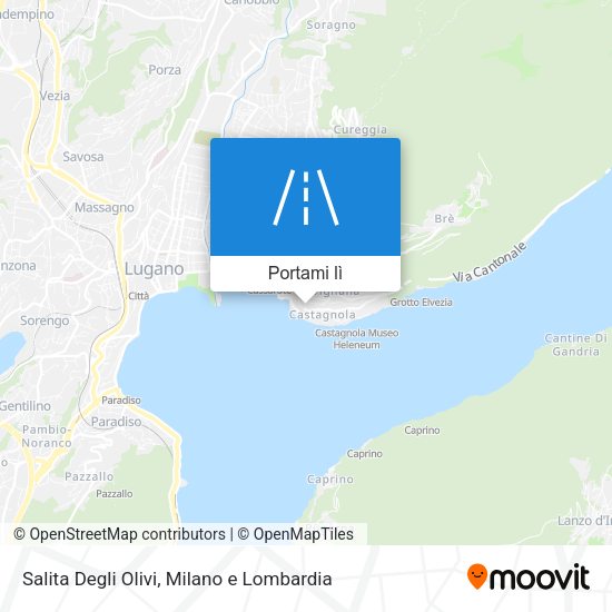 Mappa Salita Degli Olivi