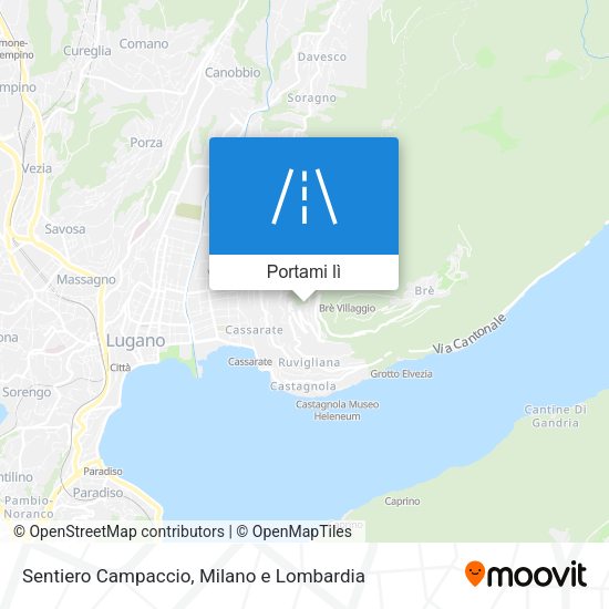 Mappa Sentiero Campaccio
