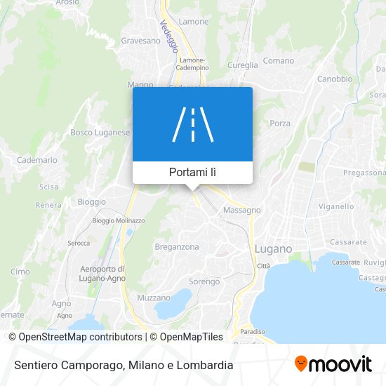 Mappa Sentiero Camporago
