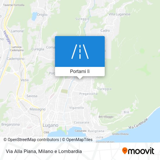 Mappa Via Alla Piana