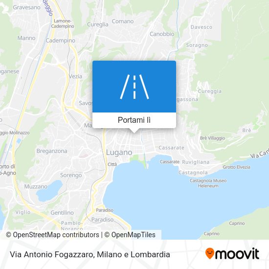 Mappa Via Antonio Fogazzaro