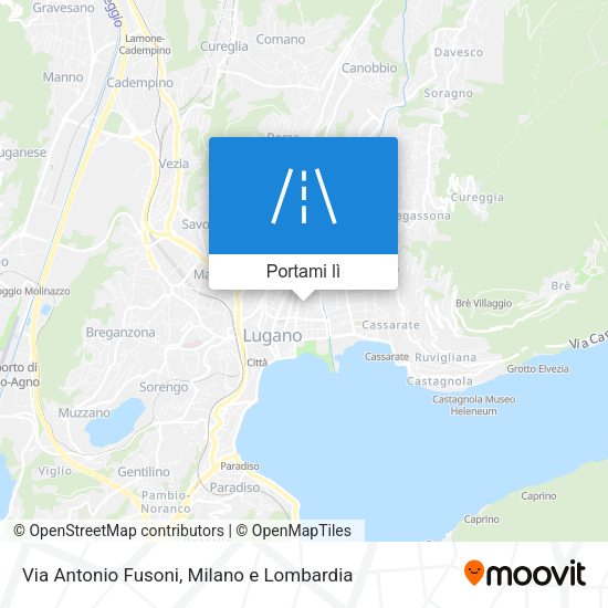 Mappa Via Antonio Fusoni