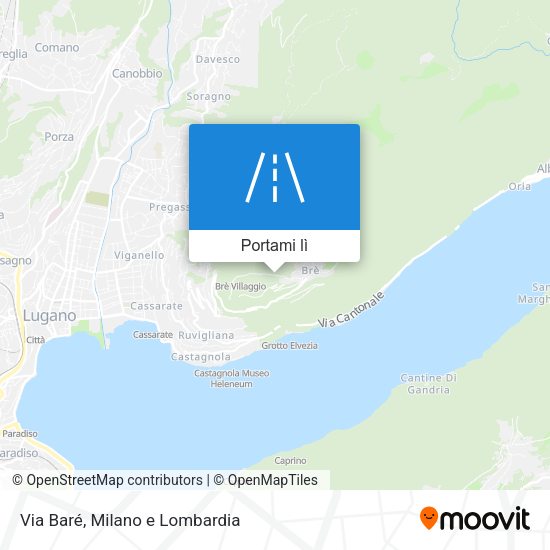 Mappa Via Baré