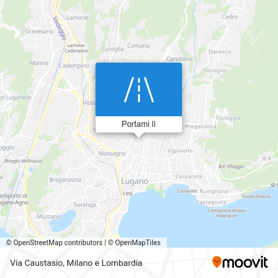Mappa Via Caustasio