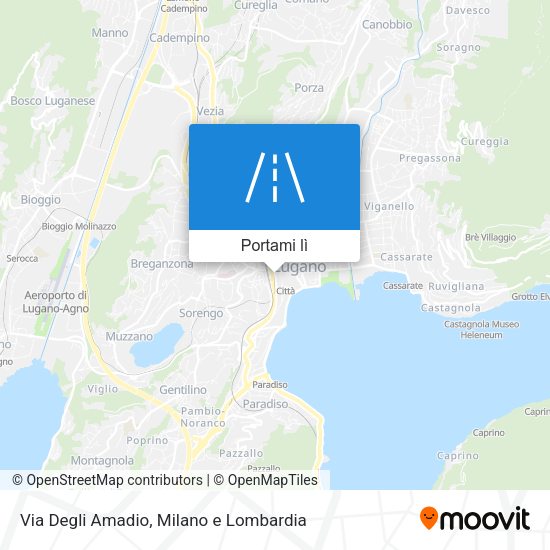 Mappa Via Degli Amadio