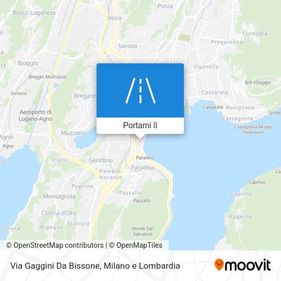 Mappa Via Gaggini Da Bissone