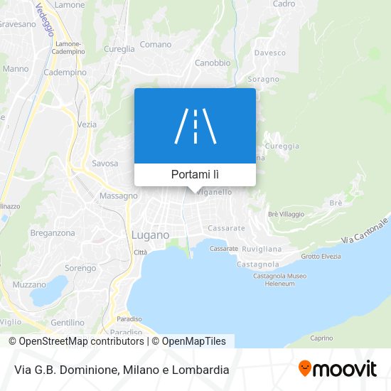 Mappa Via G.B. Dominione