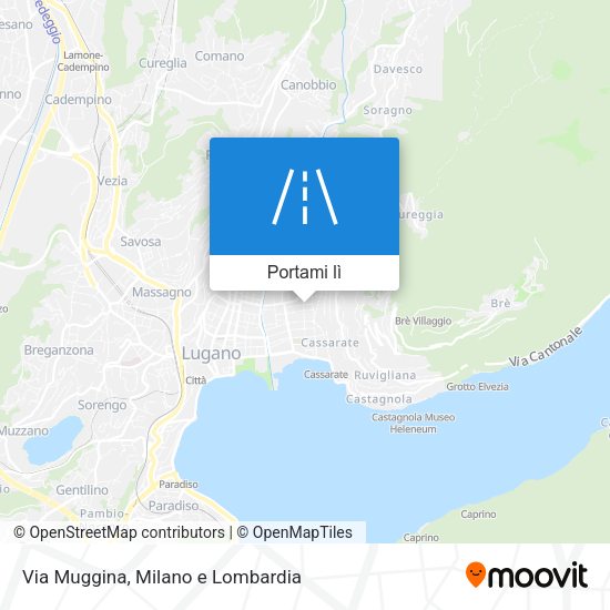 Mappa Via Muggina