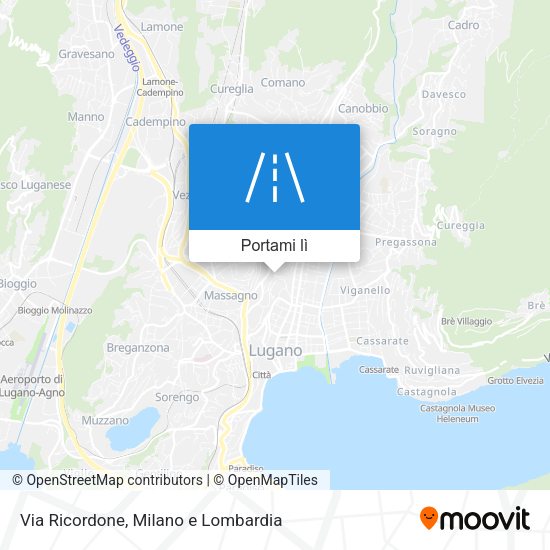 Mappa Via Ricordone