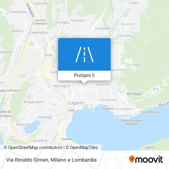 Mappa Via Rinaldo Simen
