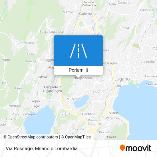 Mappa Via Rossago