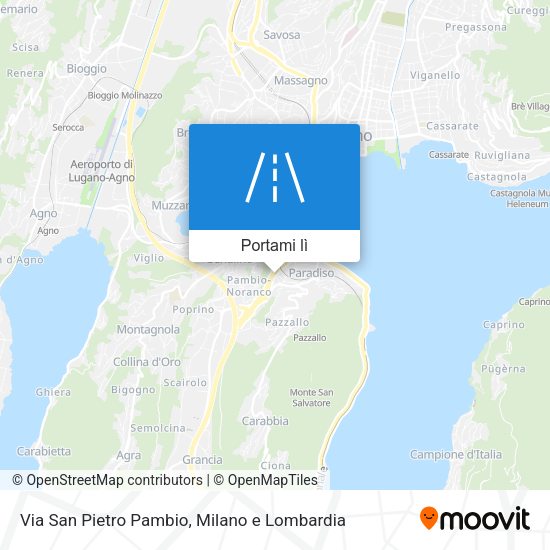 Mappa Via San Pietro Pambio