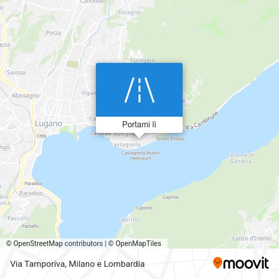 Mappa Via Tamporiva