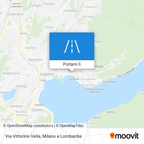 Mappa Via Vittorino Vella