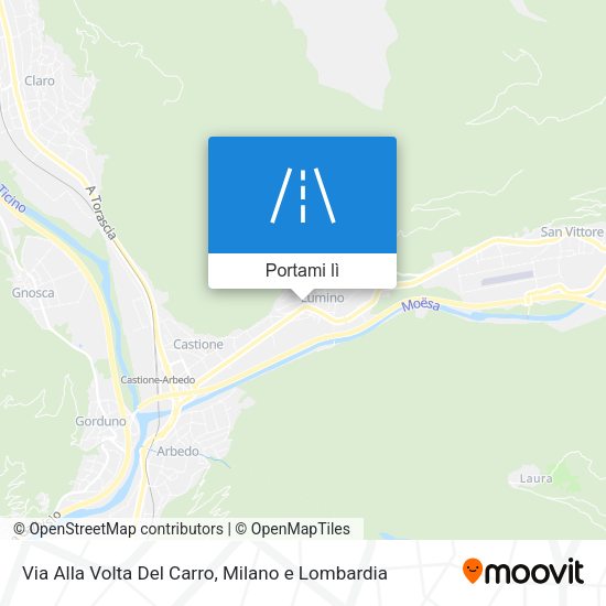 Mappa Via Alla Volta Del Carro