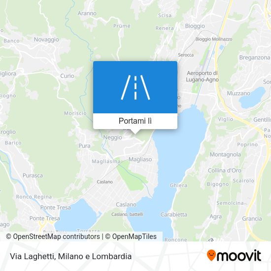 Mappa Via Laghetti