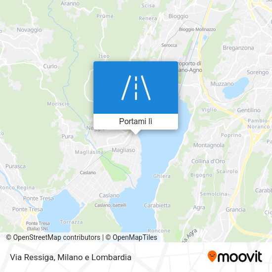 Mappa Via Ressiga