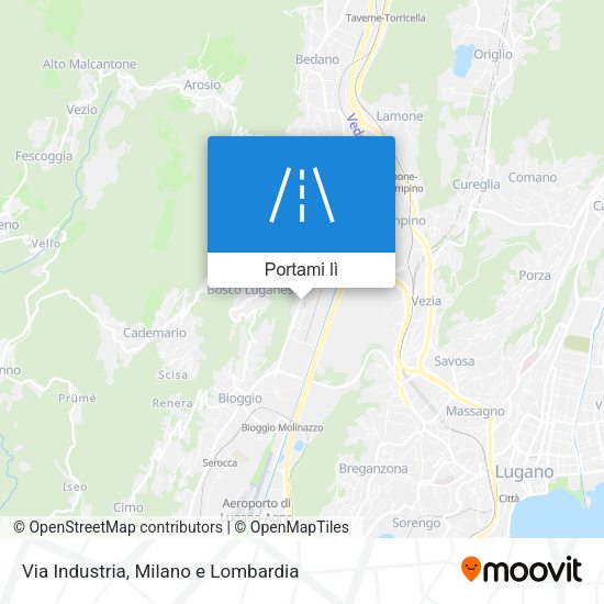 Mappa Via Industria
