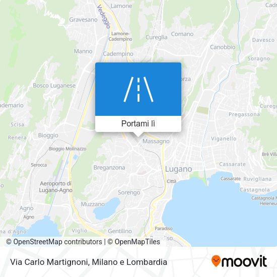 Mappa Via Carlo Martignoni