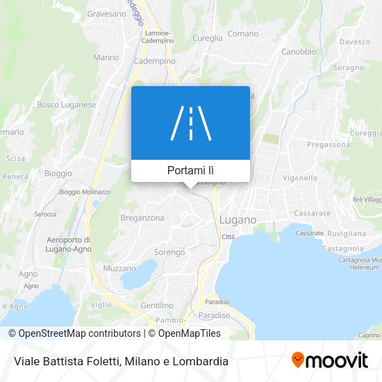 Mappa Viale Battista Foletti