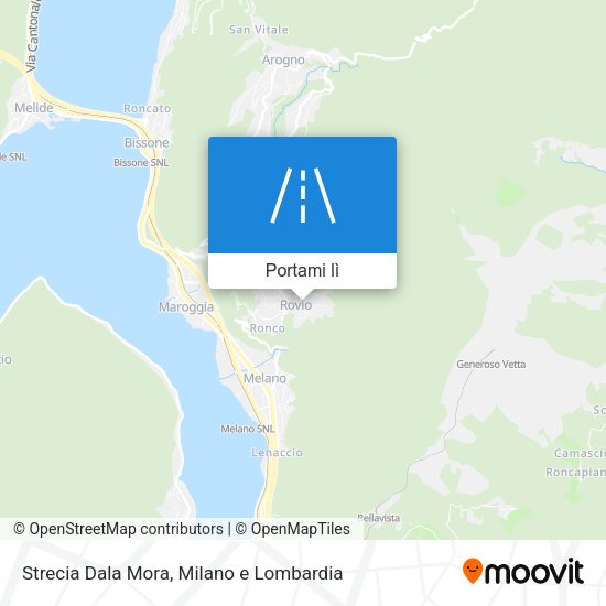 Mappa Strecia Dala Mora