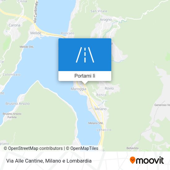 Mappa Via Alle Cantine