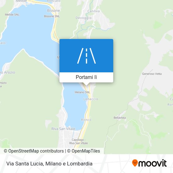 Mappa Via Santa Lucia