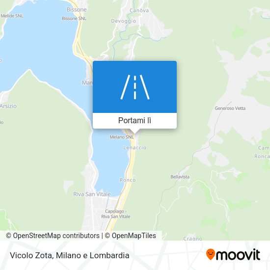 Mappa Vicolo Zota