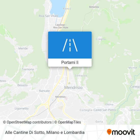 Mappa Alle Cantine Di Sotto