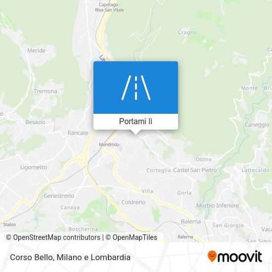 Mappa Corso Bello