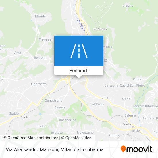 Mappa Via Alessandro Manzoni