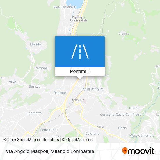 Mappa Via Angelo Maspoli