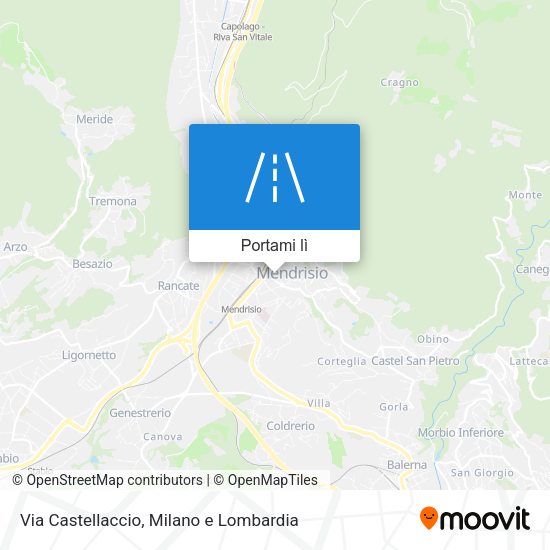 Mappa Via Castellaccio
