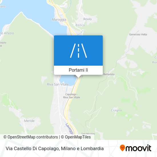 Mappa Via Castello Di Capolago