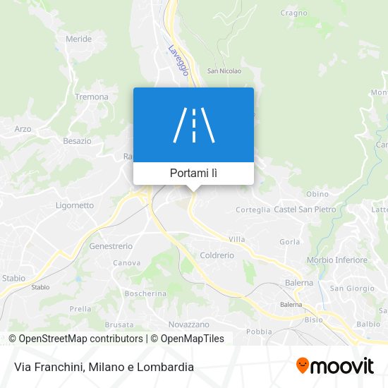 Mappa Via Franchini