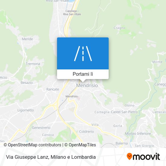 Mappa Via Giuseppe Lanz